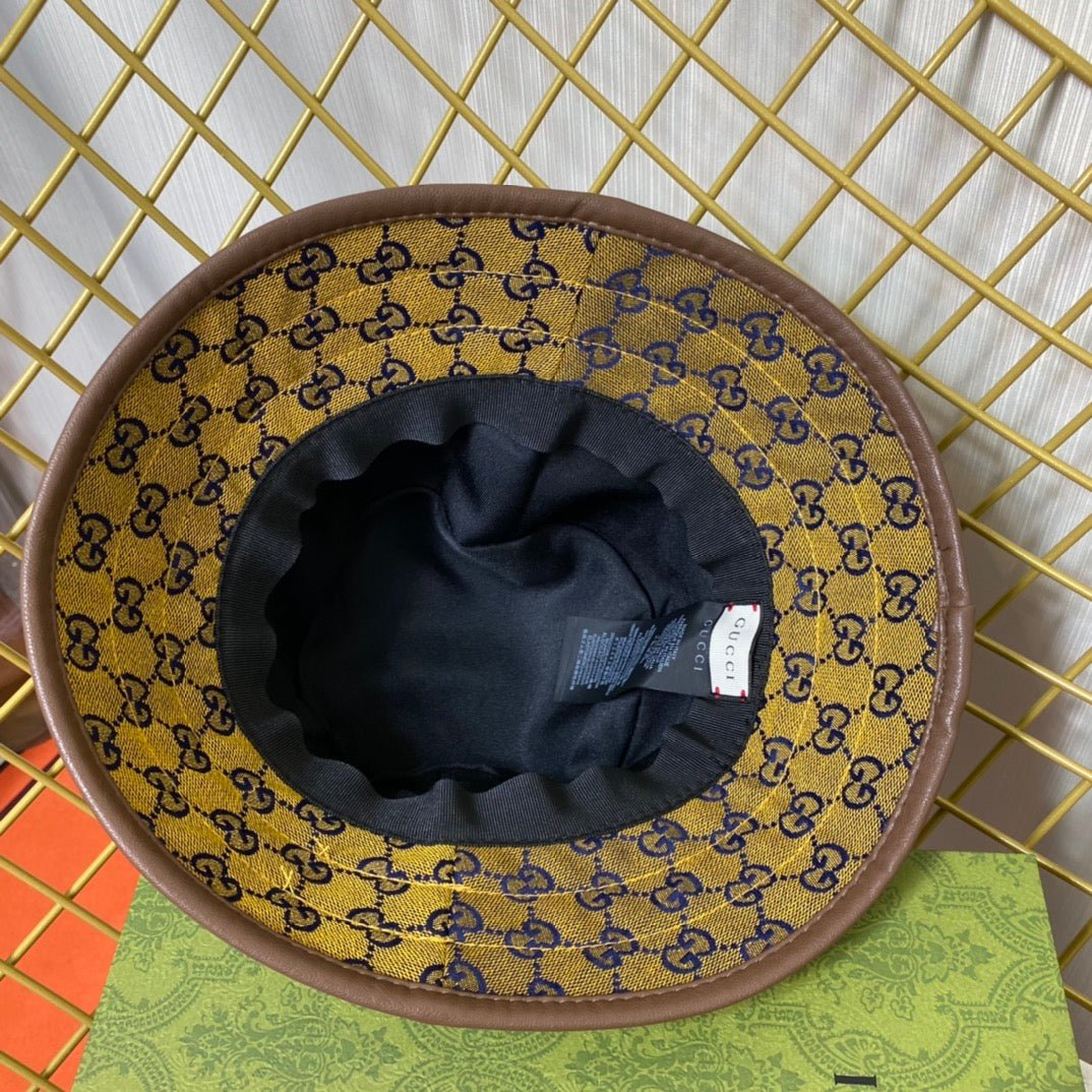 Gucci x Adidas Joint Monogram Embroidered Bucket Hat - Serene