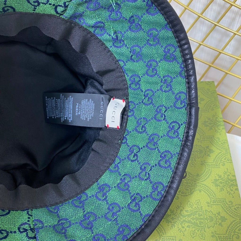 Gucci x Adidas Joint Monogram Embroidered Bucket Hat - Serene