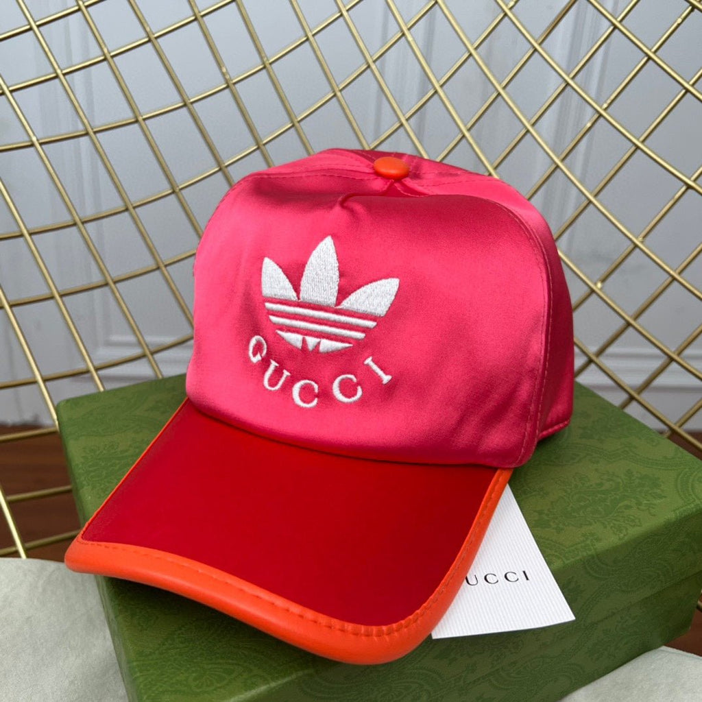 Gucci x Adidas Satin Embroidered Baseball Cap - Serene