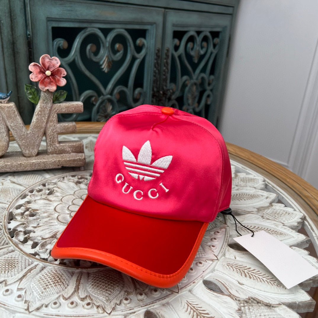 Gucci x Adidas Satin Embroidered Baseball Cap - Serene