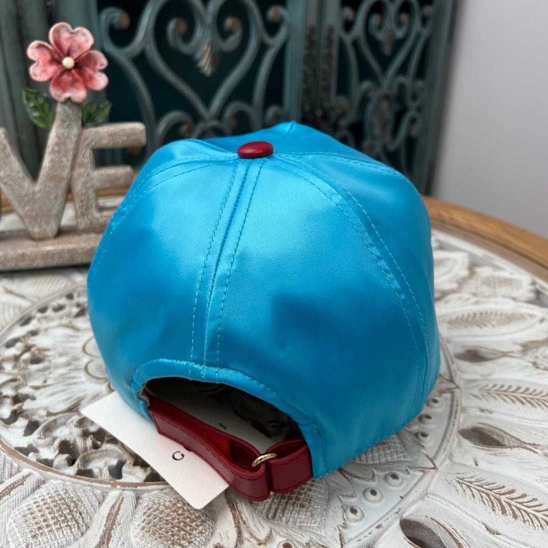 Gucci x Adidas Satin Embroidered Baseball Cap - Serene