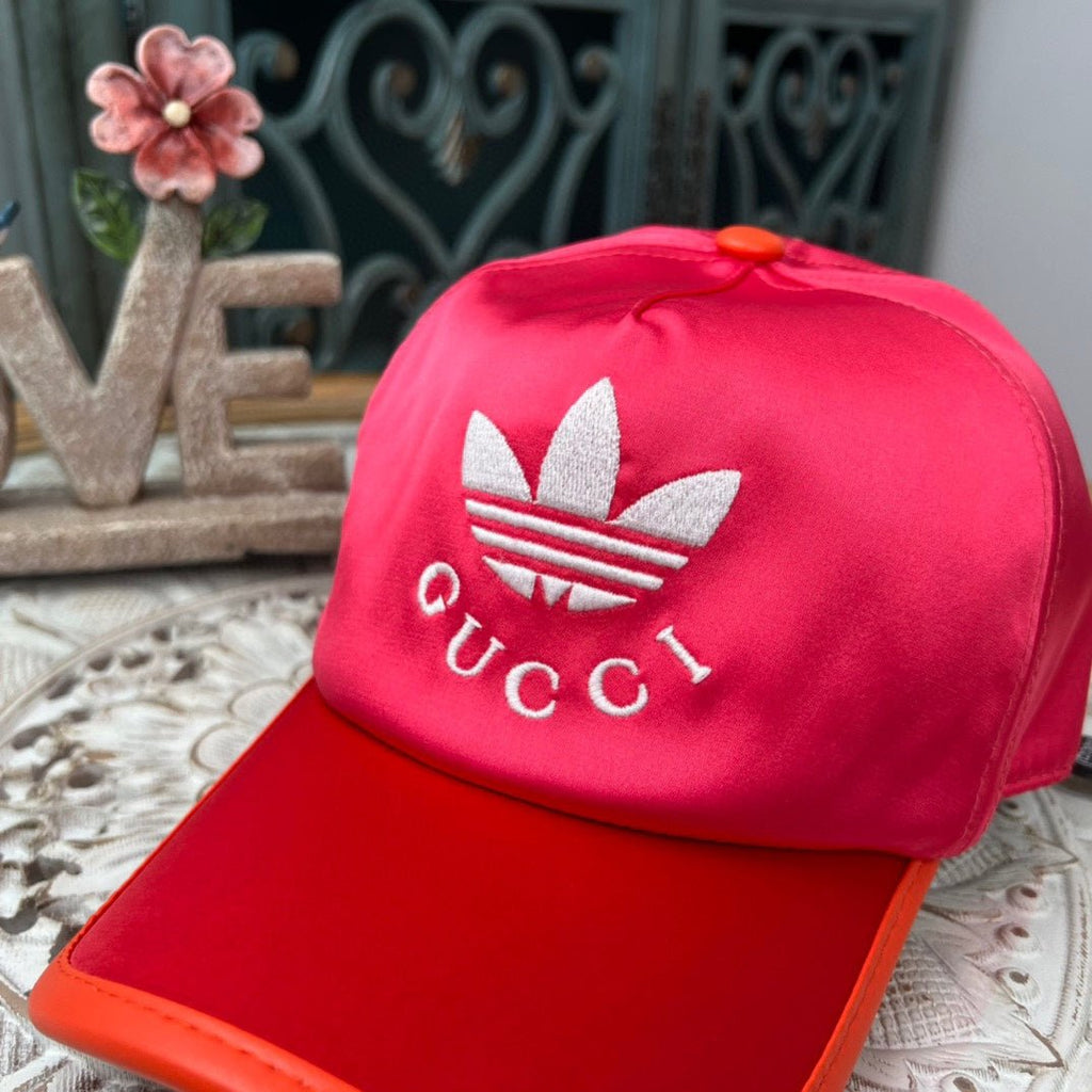 Gucci x Adidas Satin Embroidered Baseball Cap - Serene