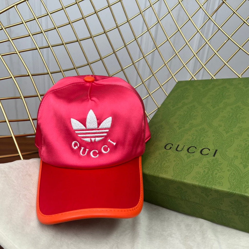 Gucci x Adidas Satin Embroidered Baseball Cap - Serene