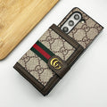 Leather Gucci Samsung Galaxy Z Fold 7 Case – Premium Luxury Fold Cover - Serene
