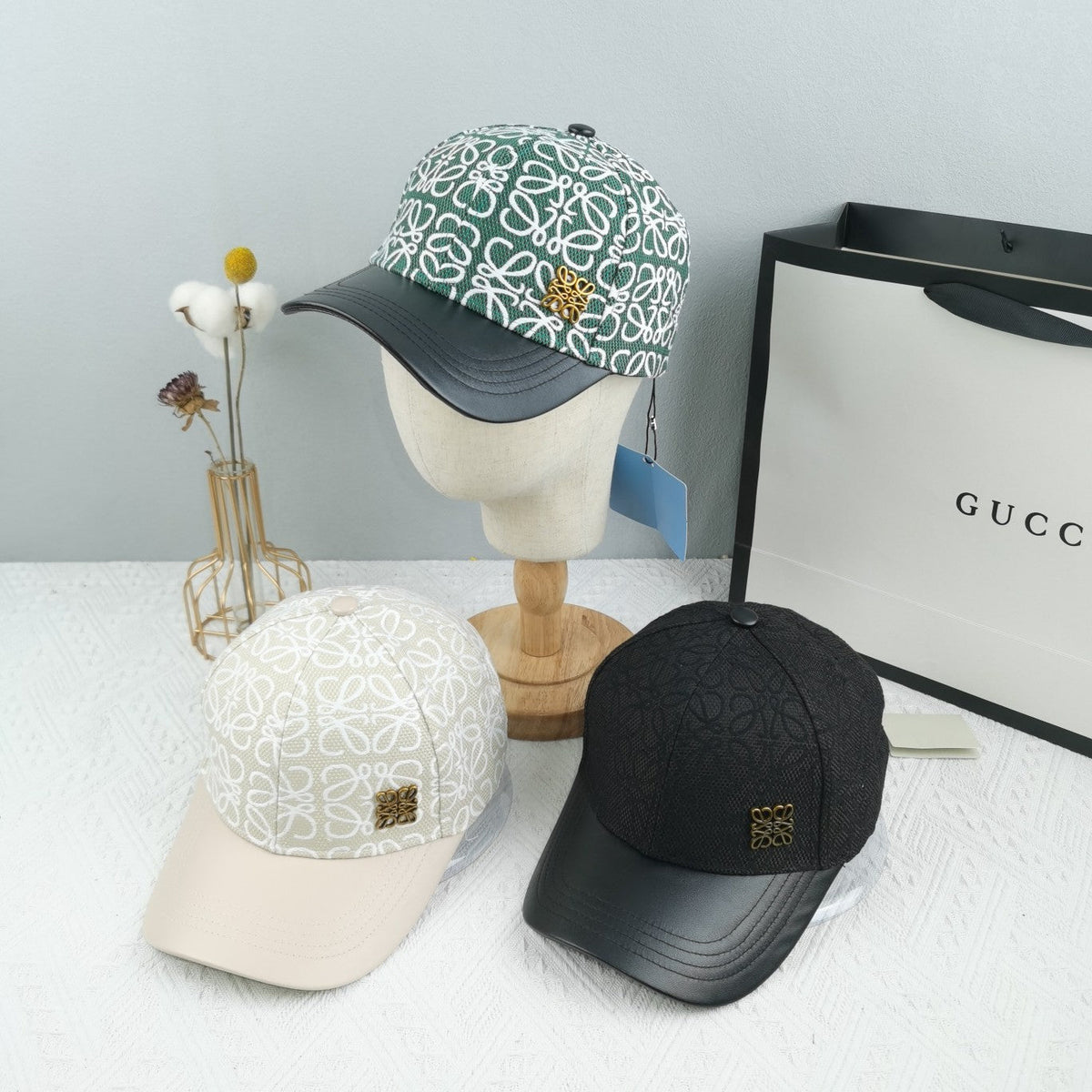 Loewe Leather Baseball Cap – Luxury Designer Cap - Serene