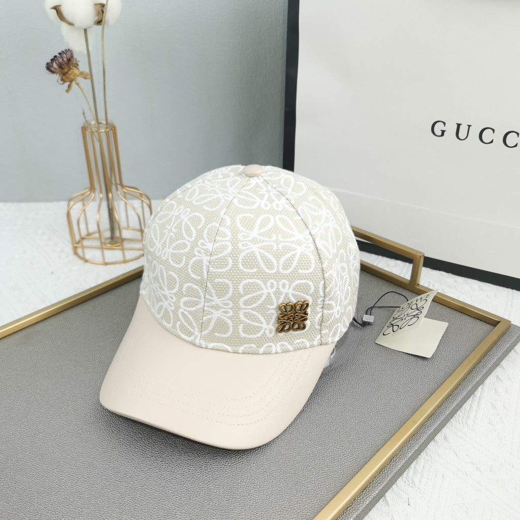 Loewe Leather Baseball Cap – Luxury Designer Cap - Serene