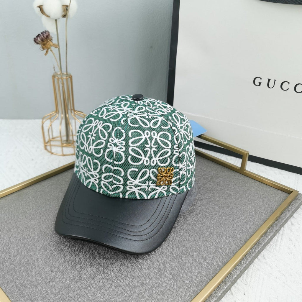 Loewe Leather Baseball Cap – Luxury Designer Cap - Serene