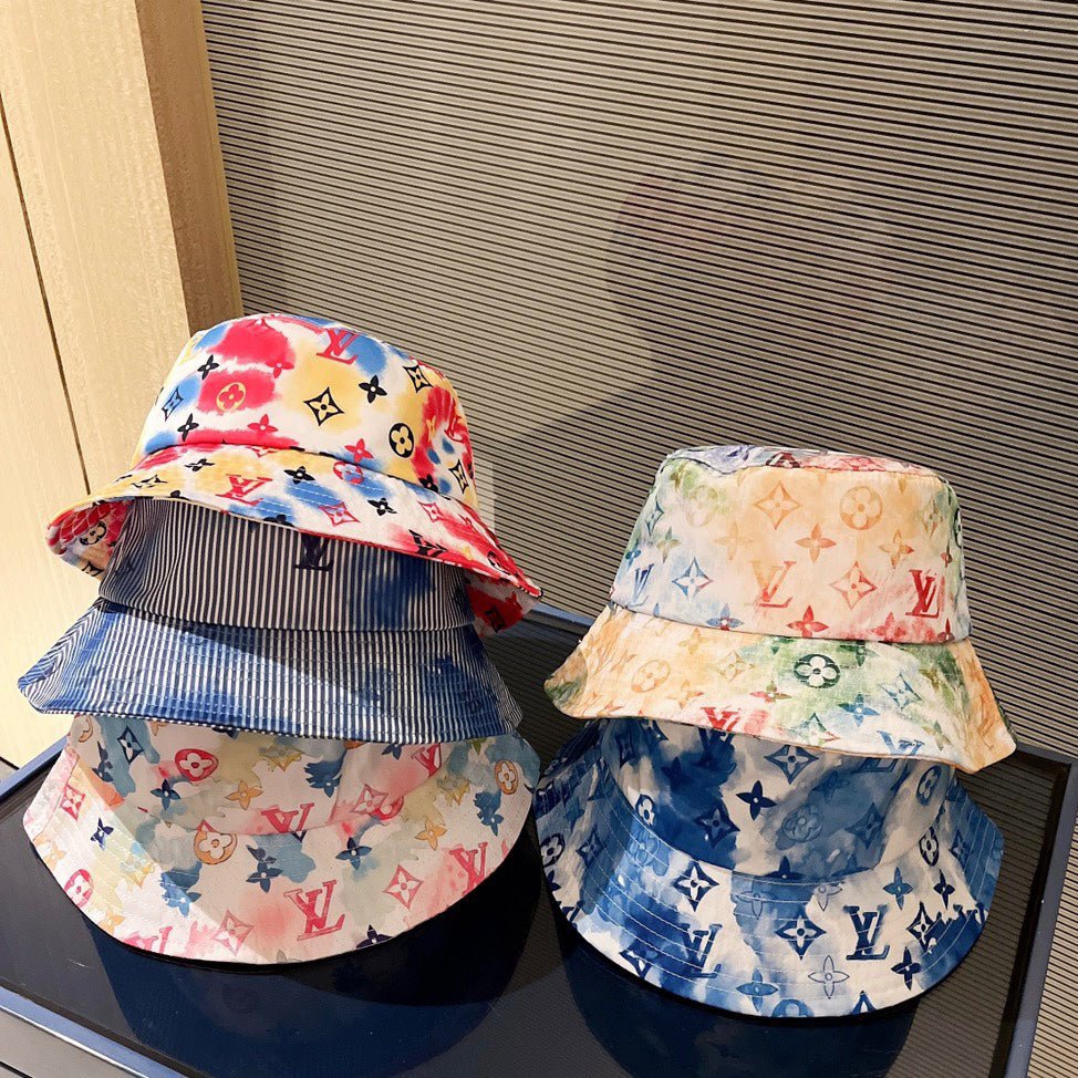 Louis Vuitton Camouflage Graffiti Bucket Hat - Serene