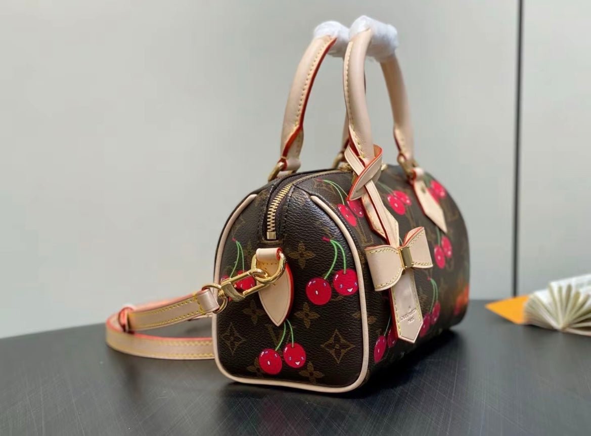 Louis Vuitton Cherry Monogram Bag Charm Keychain - Serene
