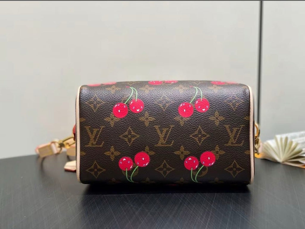 Louis Vuitton Cherry Monogram Bag Charm Keychain - Serene