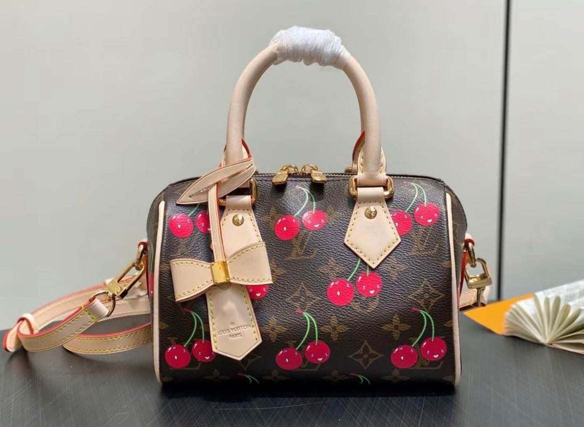 Louis Vuitton Cherry Monogram Bag Charm Keychain - Serene