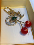 Louis Vuitton Cherry Monogram Bag Charm Keychain - Serene
