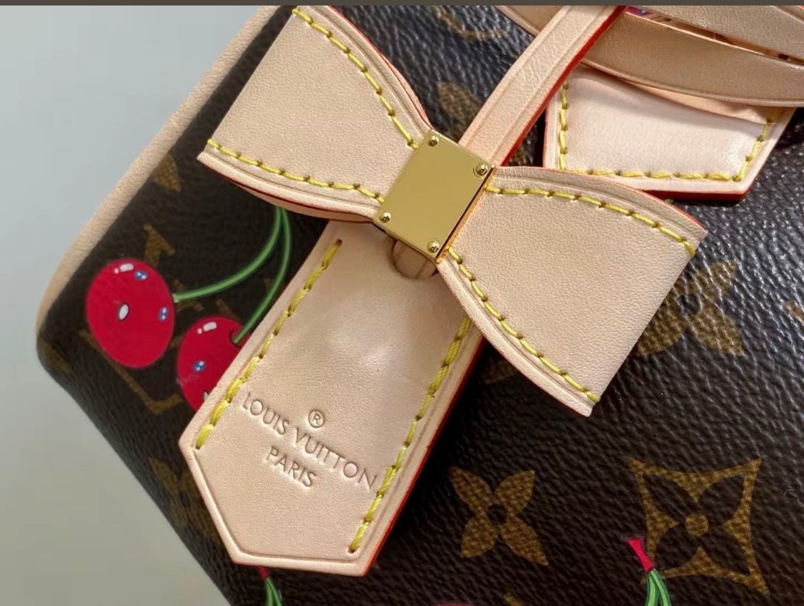 Louis Vuitton Cherry Monogram Bag Charm Keychain - Serene