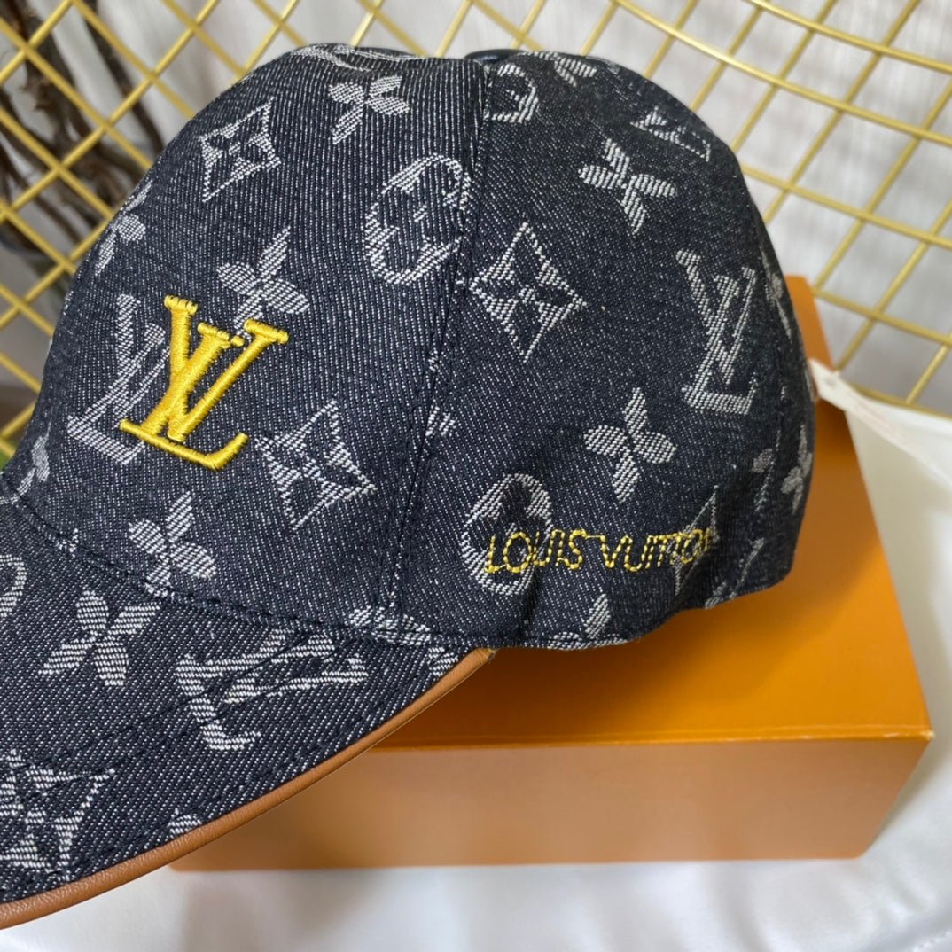 Louis Vuitton Embroidered Denim Baseball Cap - Serene