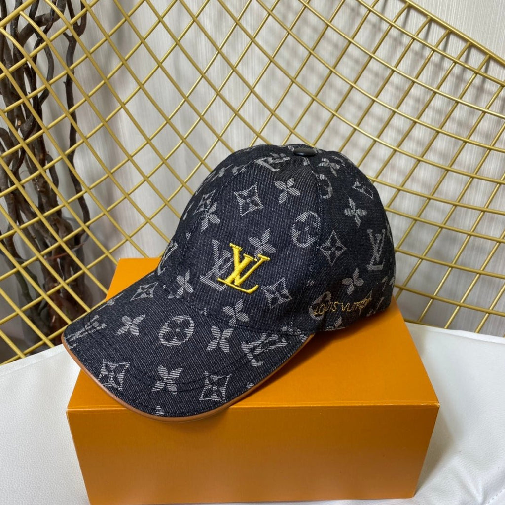 Louis Vuitton Embroidered Denim Baseball Cap - Serene