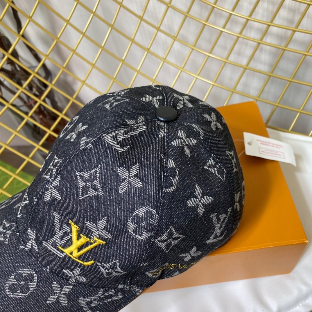 Louis Vuitton Embroidered Denim Baseball Cap - Serene