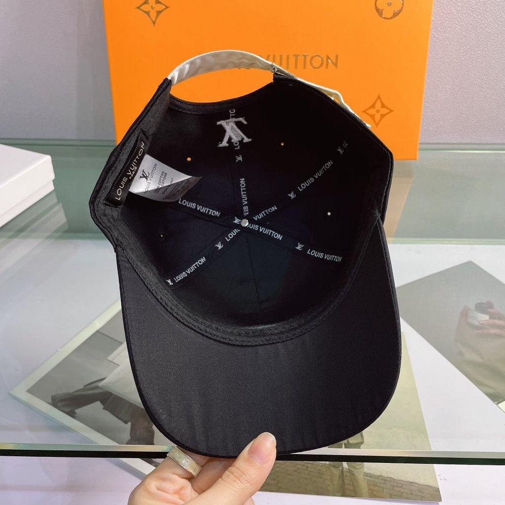 Louis Vuitton Embroidered Monogram Baseball Cap | Luxury Designer Hat - Serene