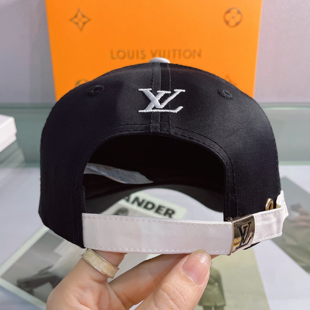 Louis Vuitton Embroidered Monogram Baseball Cap | Luxury Designer Hat - Serene