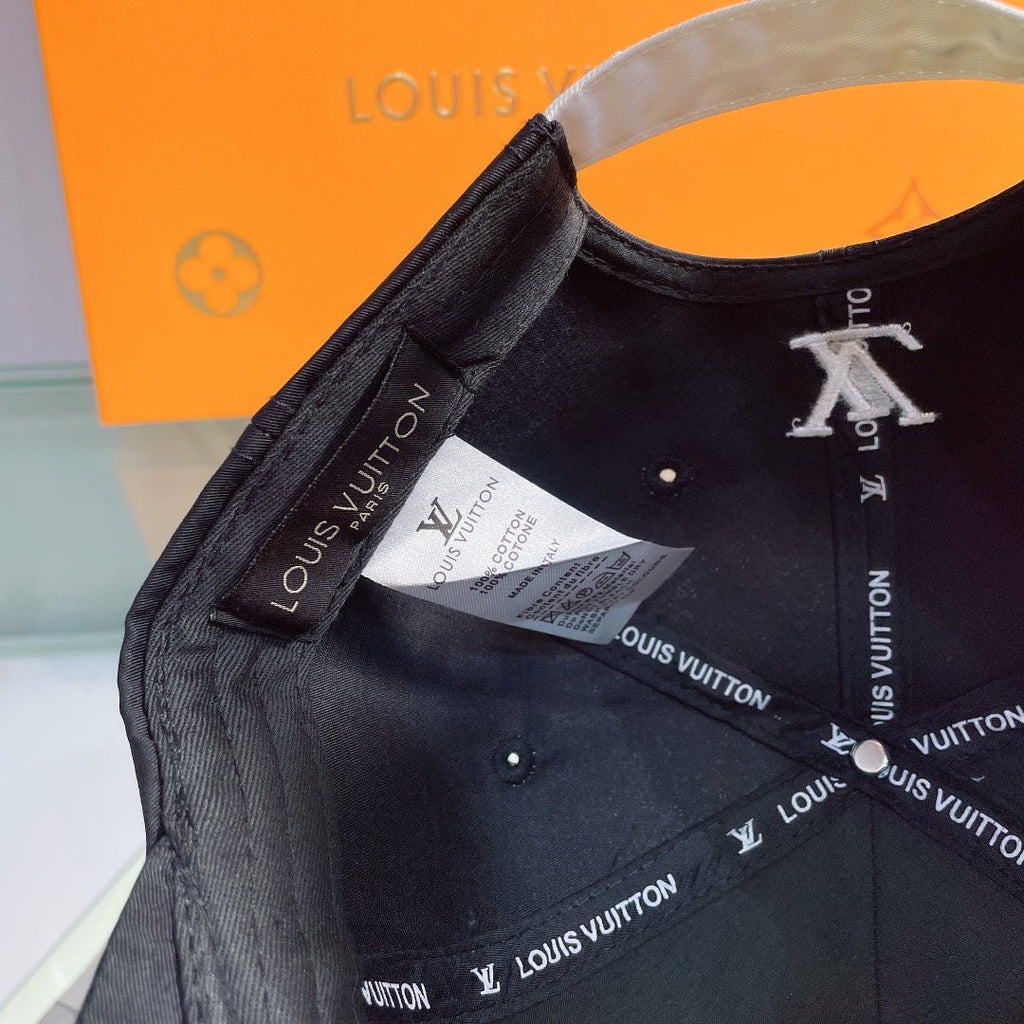 Louis Vuitton Embroidered Monogram Baseball Cap | Luxury Designer Hat - Serene