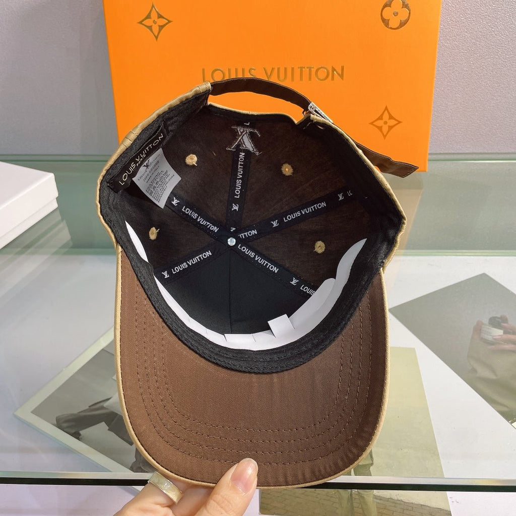 Louis Vuitton Embroidered Monogram Baseball Cap | Luxury Designer Hat - Serene