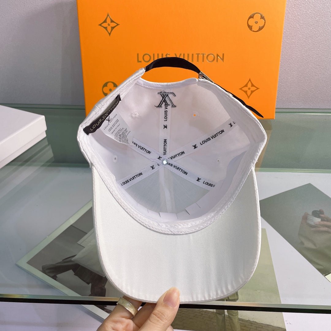 Louis Vuitton Embroidered Monogram Baseball Cap | Luxury Designer Hat - Serene