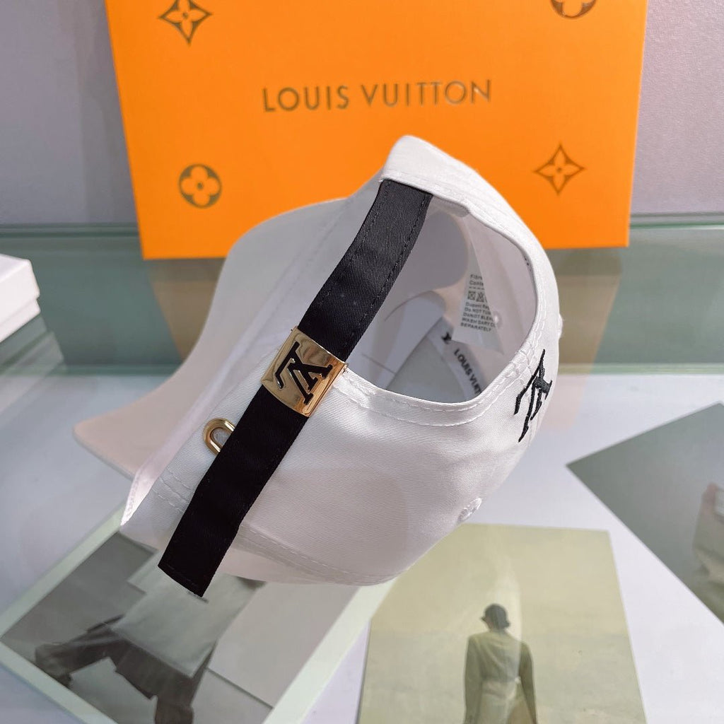 Louis Vuitton Embroidered Monogram Baseball Cap | Luxury Designer Hat - Serene
