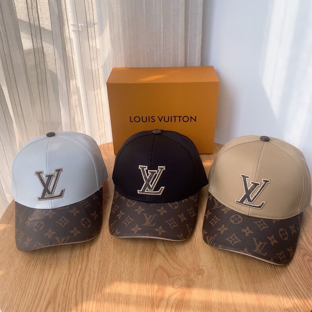 Louis Vuitton Embroidered PU Patchwork Baseball Cap - Serene