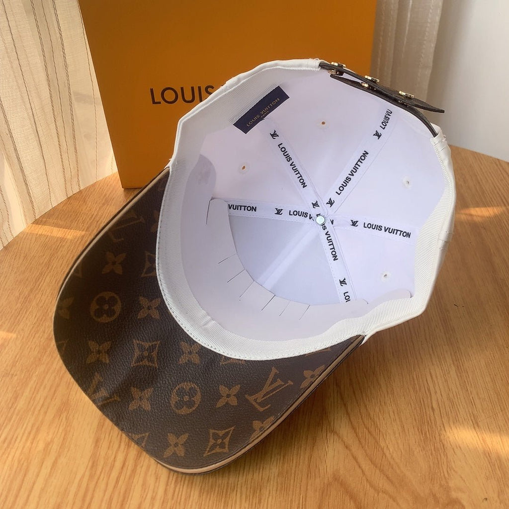 Louis Vuitton Embroidered PU Patchwork Baseball Cap - Serene