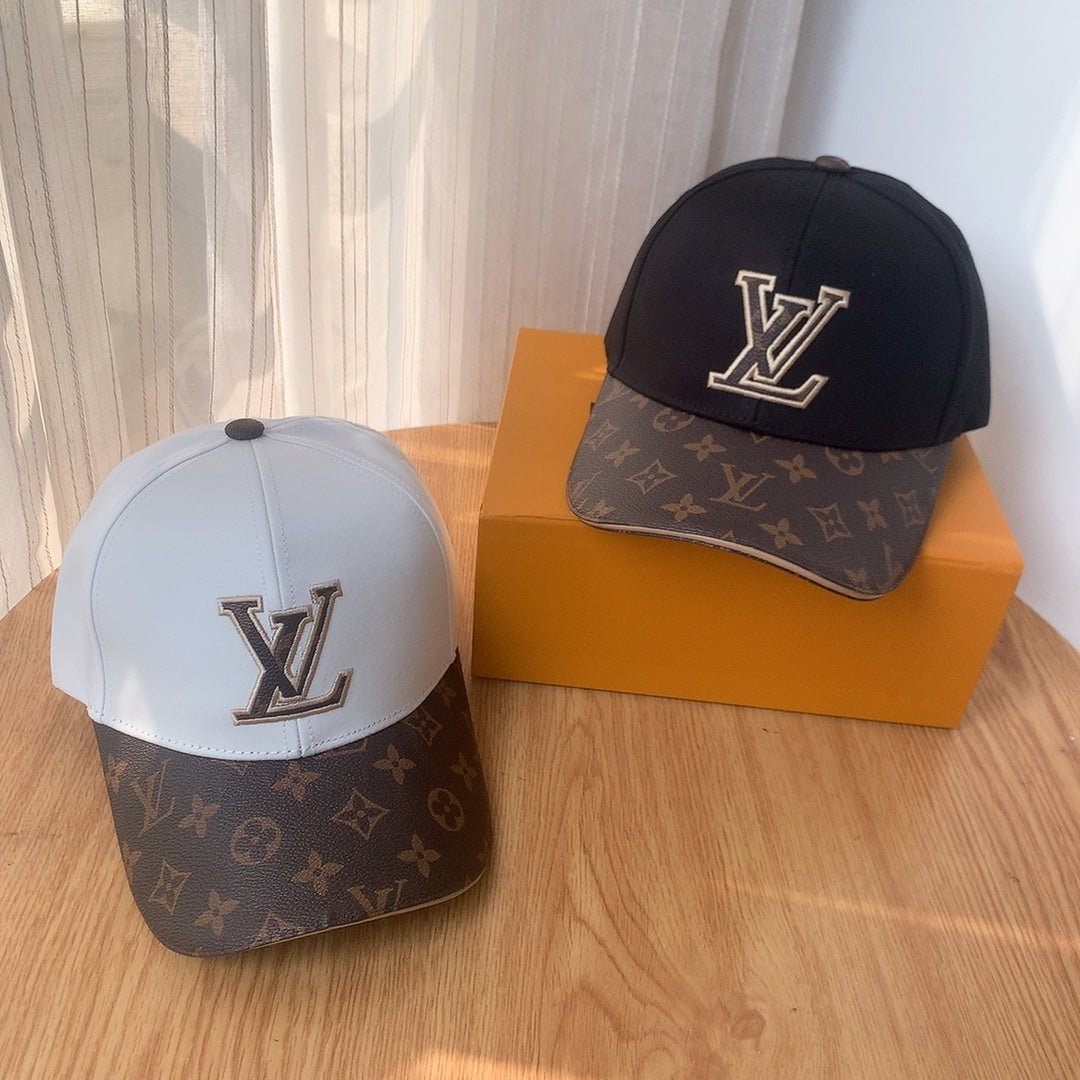 Louis Vuitton Embroidered PU Patchwork Baseball Cap - Serene