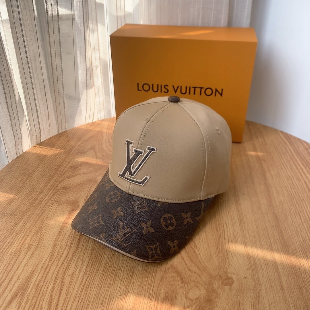 Louis Vuitton Embroidered PU Patchwork Baseball Cap - Serene