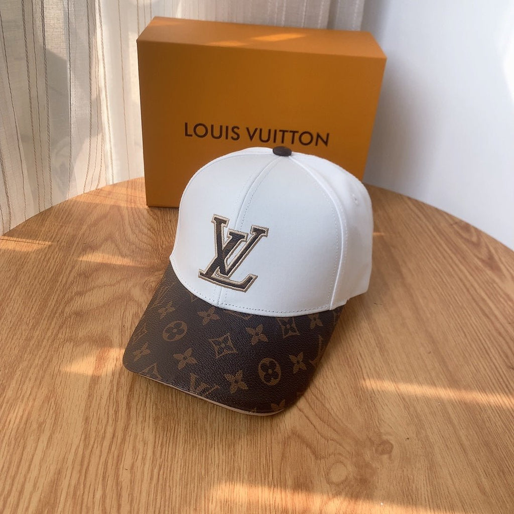 Louis Vuitton Embroidered PU Patchwork Baseball Cap - Serene
