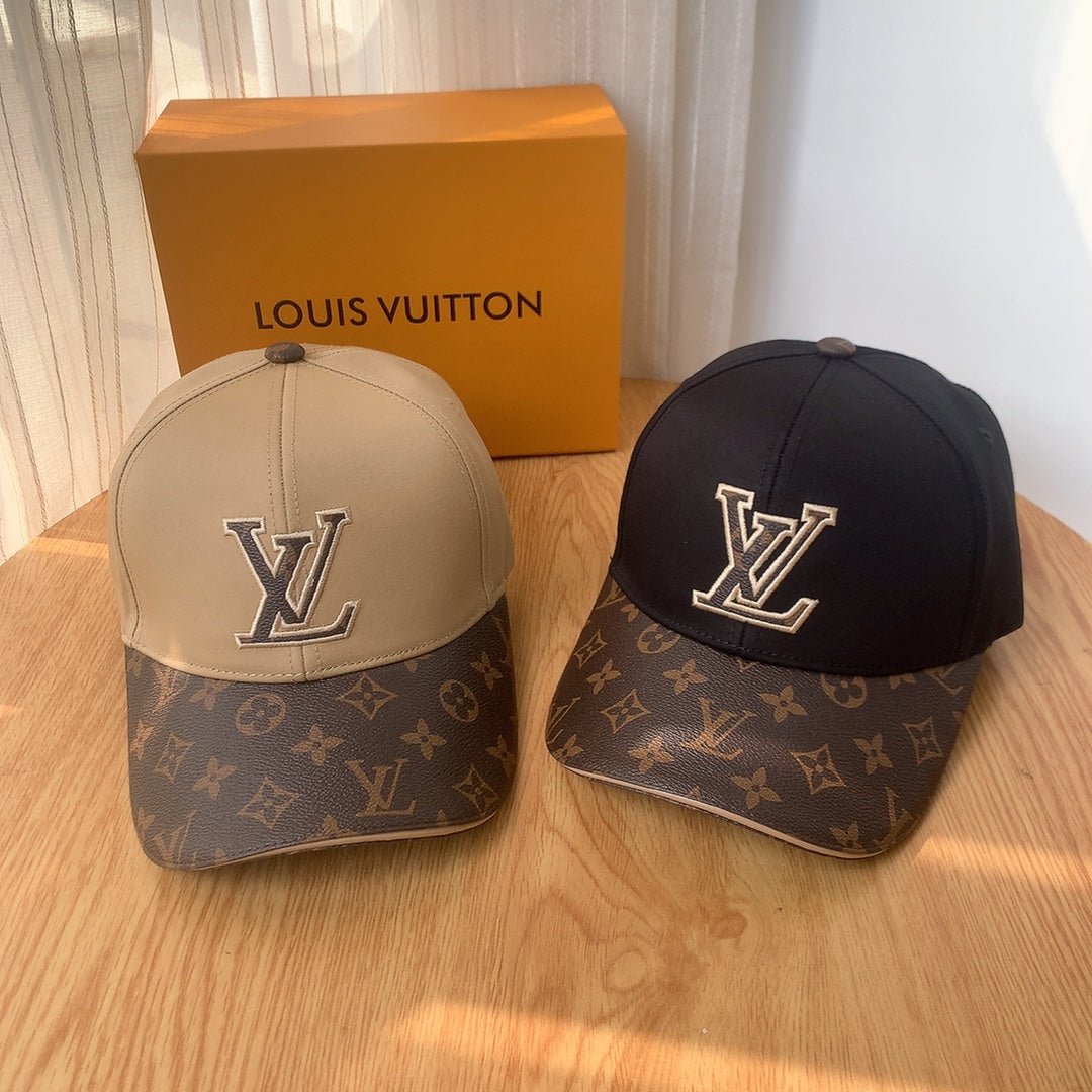 Louis Vuitton Embroidered PU Patchwork Baseball Cap - Serene