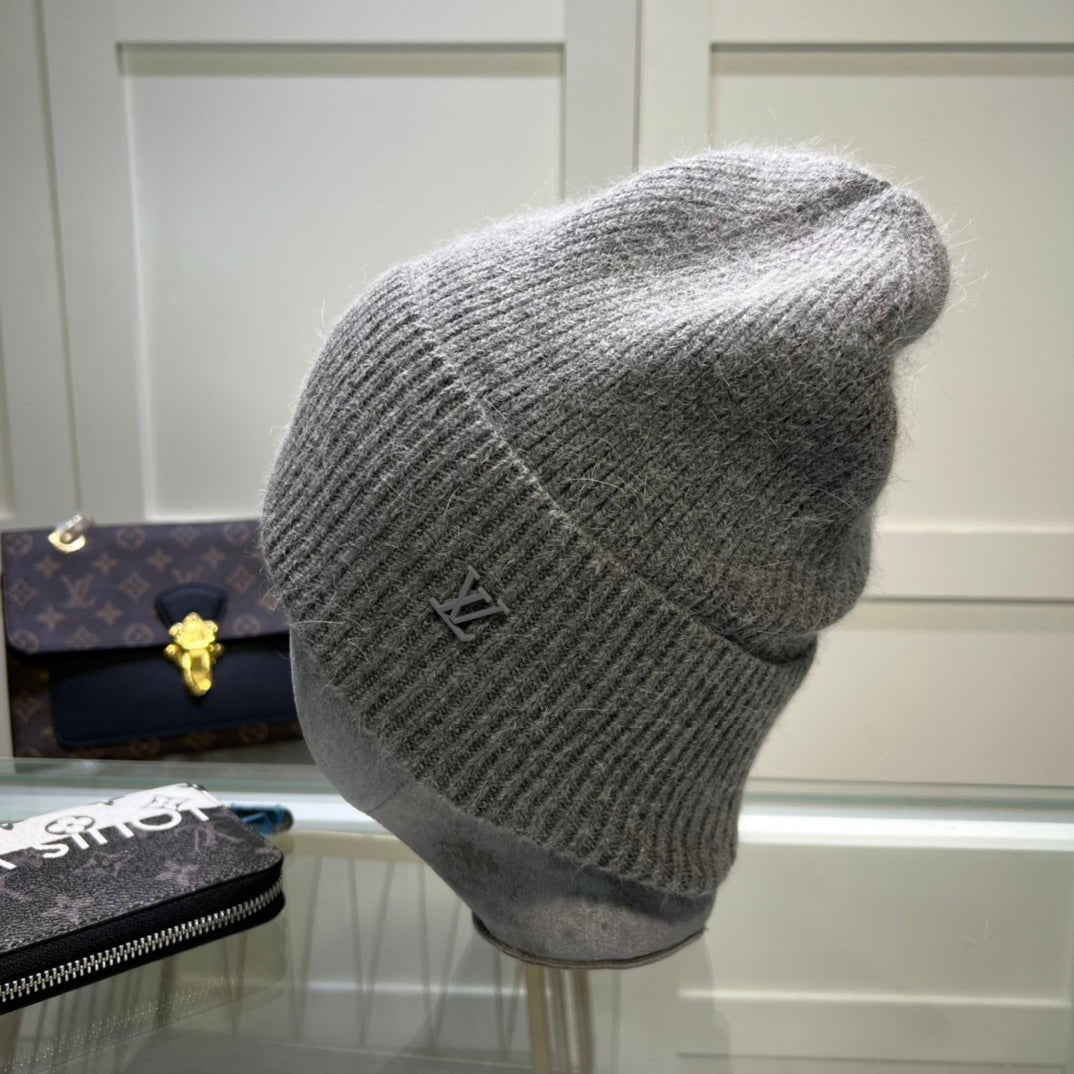 Louis Vuitton Embroidered Wool Beanie | Luxury Designer Winter Hat - Serene