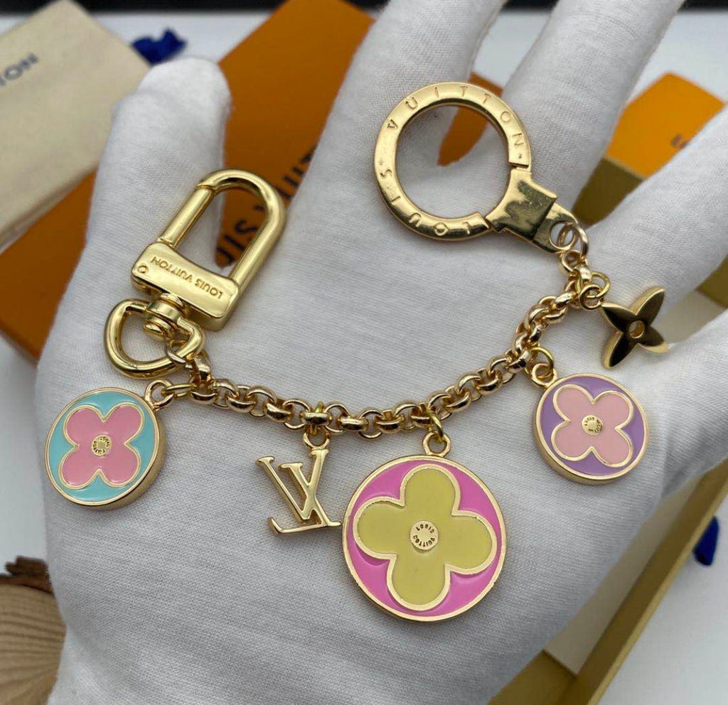 Louis Vuitton Flower Charm Keychain - Serene