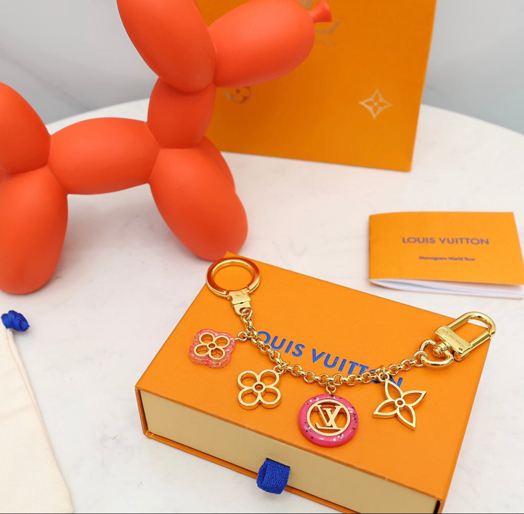Louis Vuitton Flower Charm Keychain - Serene