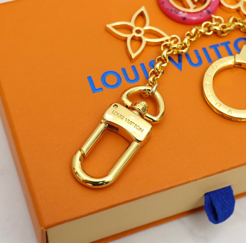Louis Vuitton Flower Charm Keychain - Serene