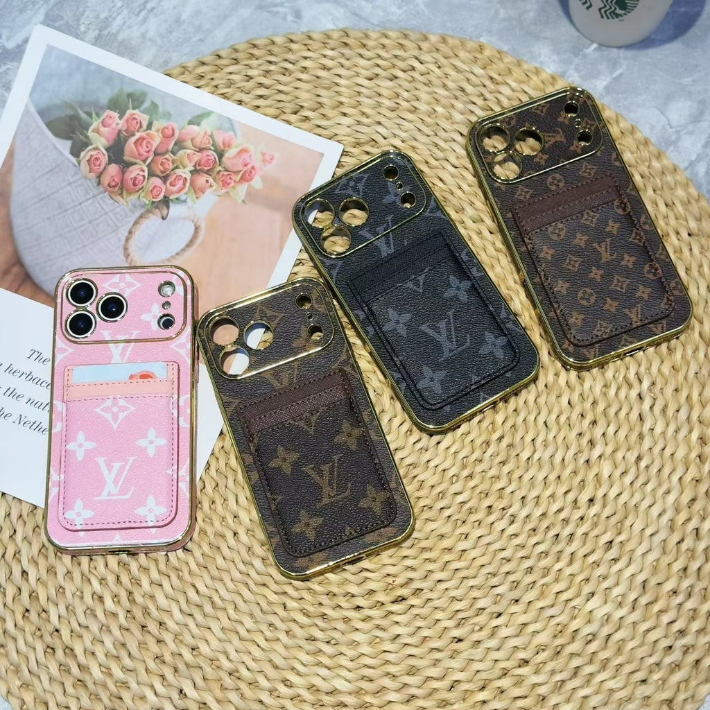 Louis Vuitton iPhone 18 Pro Card Holder Case – Luxury LV iPhone Case - Serene