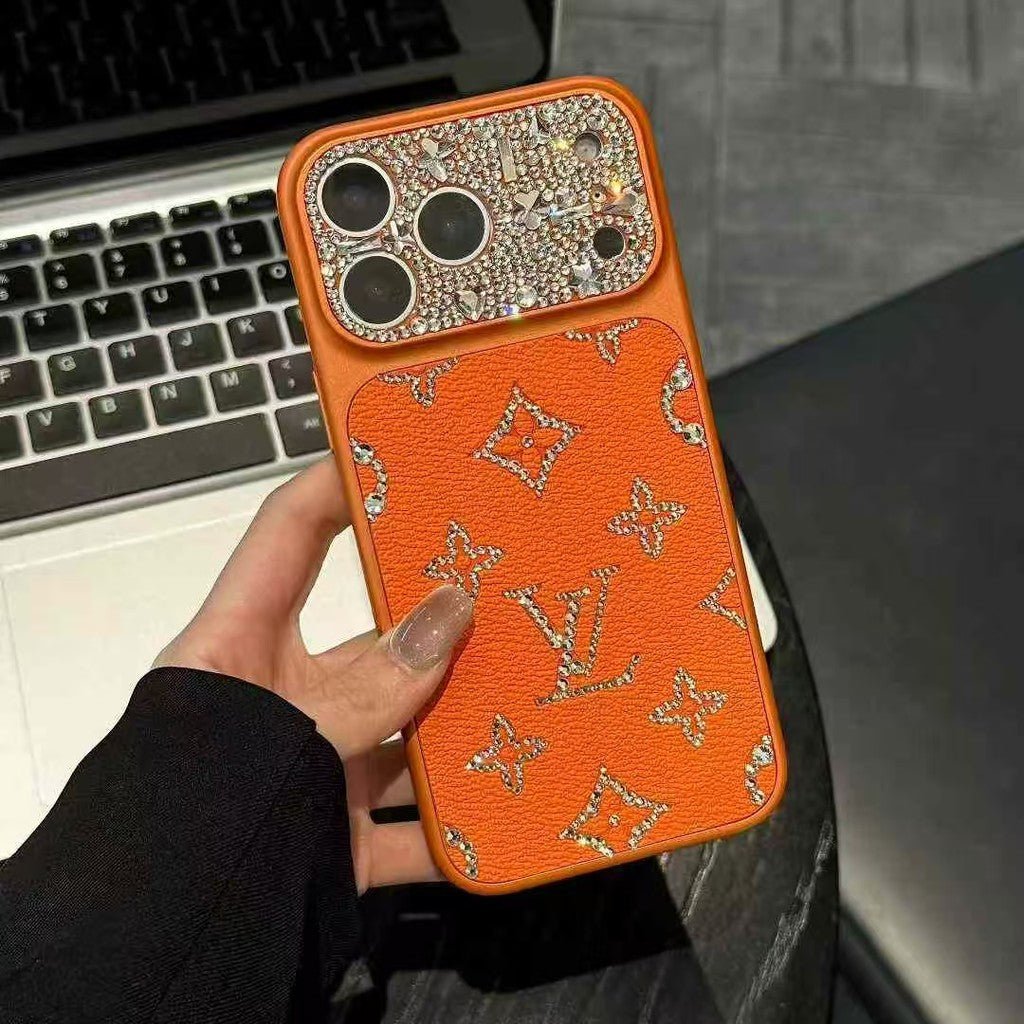 Louis Vuitton iPhone 18 Pro Case – Glitter Crystal Luxury Cover Rhinestone - Serene