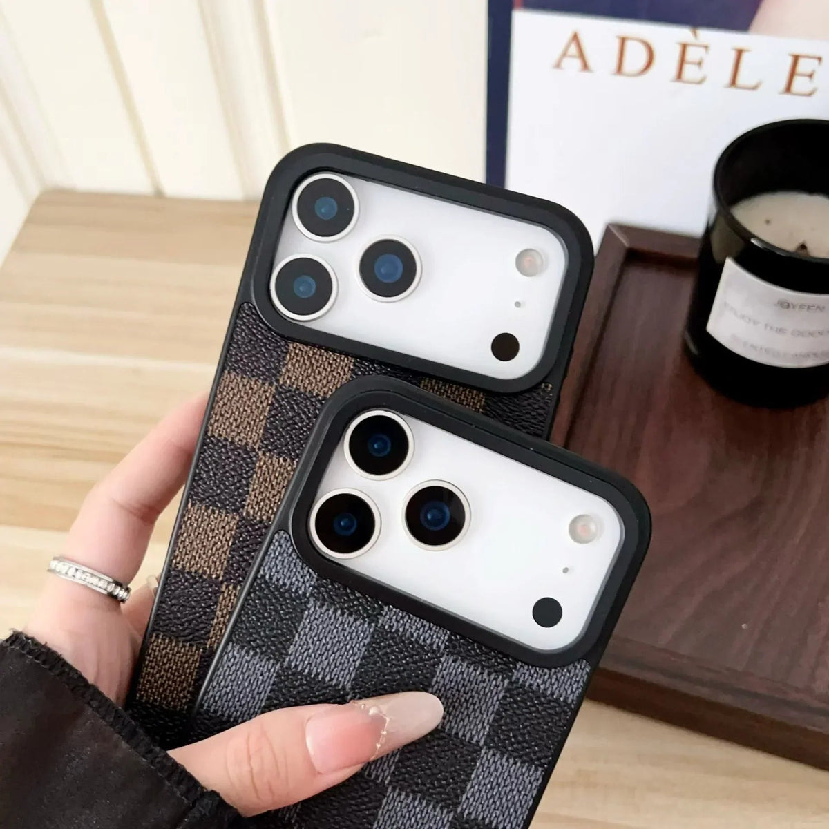 Louis Vuitton iPhone 18 Pro Case Magsafe – Classic Monogram & Damier Leather - Serene