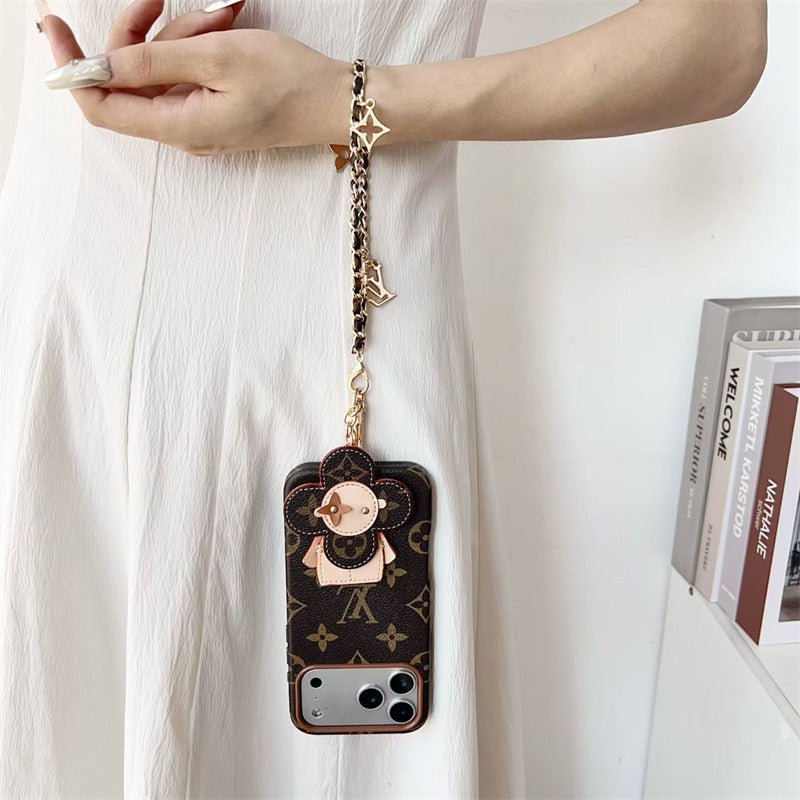 Louis Vuitton iPhone 18 Pro Case With Strap – Luxury Designer Crossbody Cover - Serene