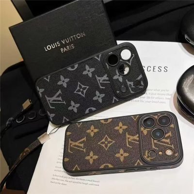 Louis Vuitton iPhone 18 Pro Case with Strap – Luxury Monogram Designer Cover - Serene