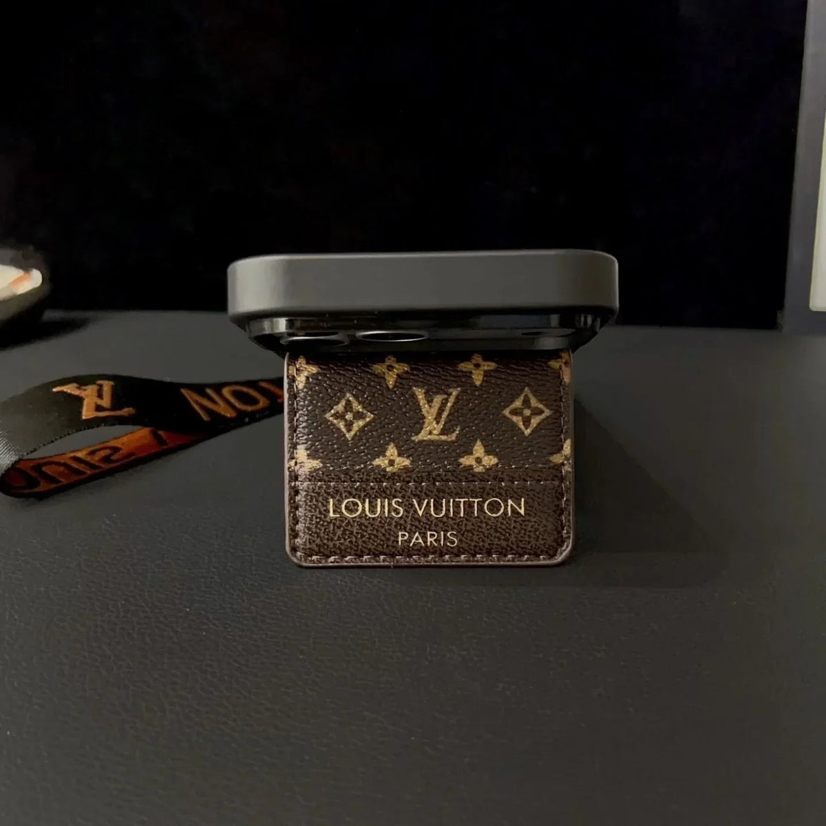 Louis Vuitton iPhone 18 Pro Wallet Case With Strap – Classic Monogram Leather - Serene
