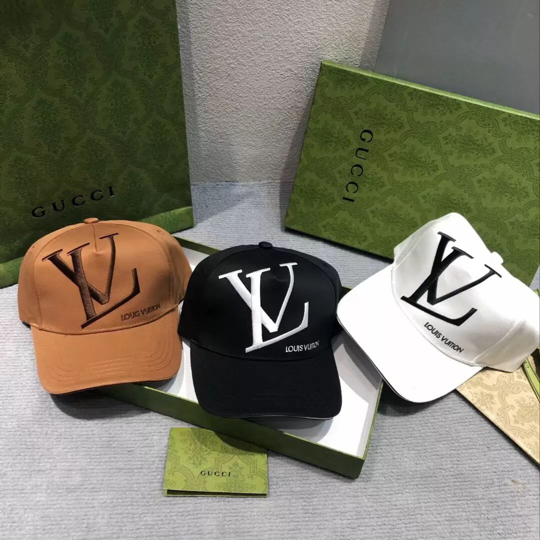 Louis Vuitton LV Monogram Baseball Cap | Luxury Designer Hat - Serene