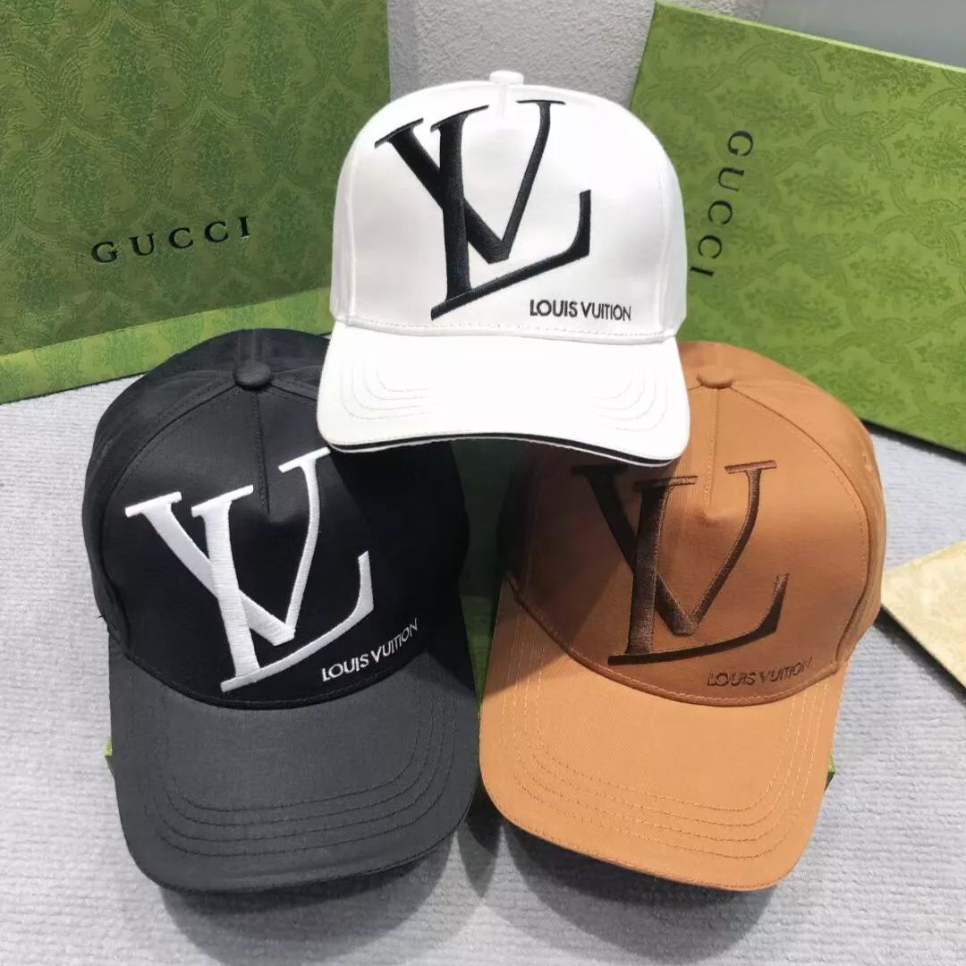 Louis Vuitton LV Monogram Baseball Cap | Luxury Designer Hat - Serene