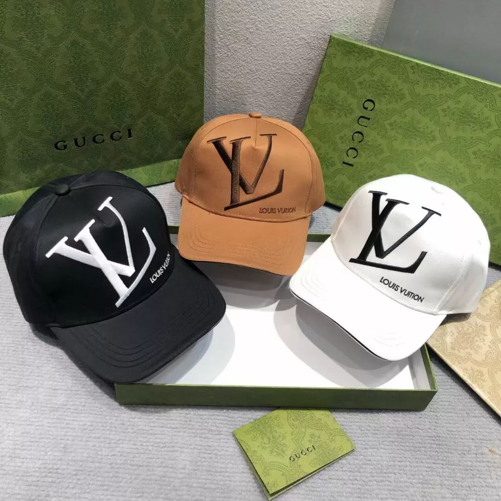 Louis Vuitton LV Monogram Baseball Cap | Luxury Designer Hat - Serene