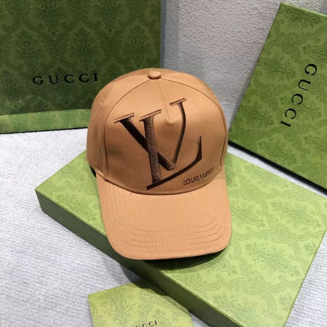 Louis Vuitton LV Monogram Baseball Cap | Luxury Designer Hat - Serene