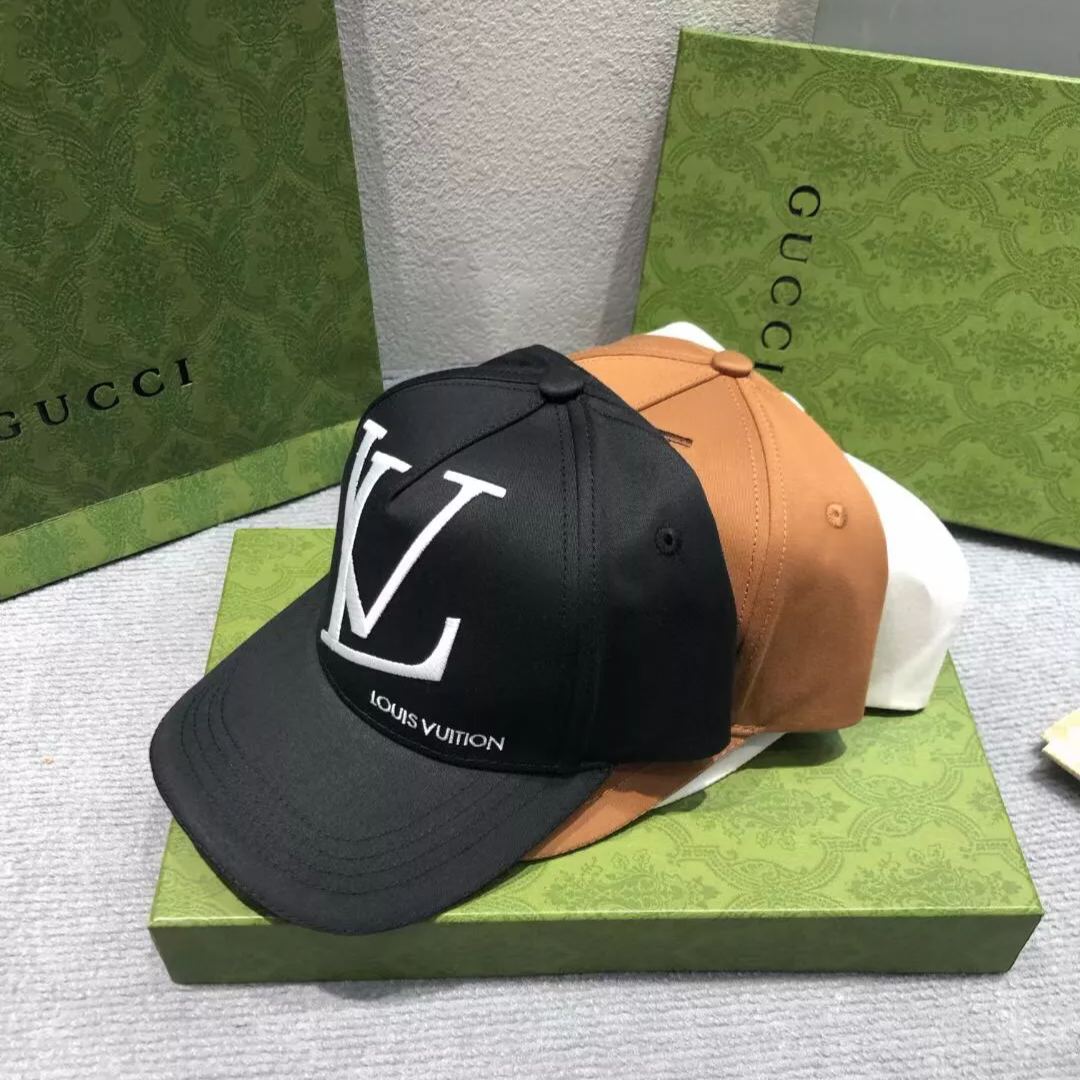 Louis Vuitton LV Monogram Baseball Cap | Luxury Designer Hat - Serene