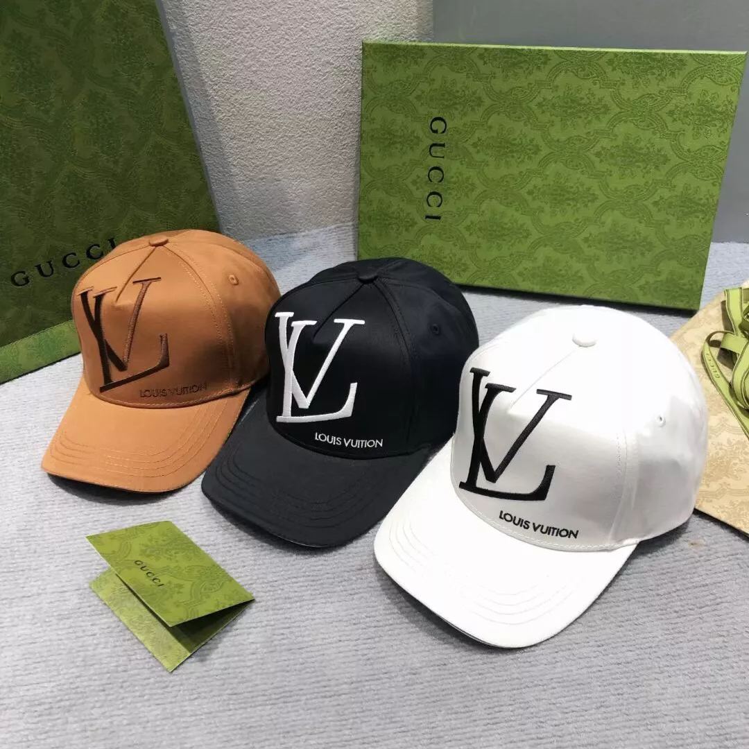 Louis Vuitton LV Monogram Baseball Cap | Luxury Designer Hat - Serene
