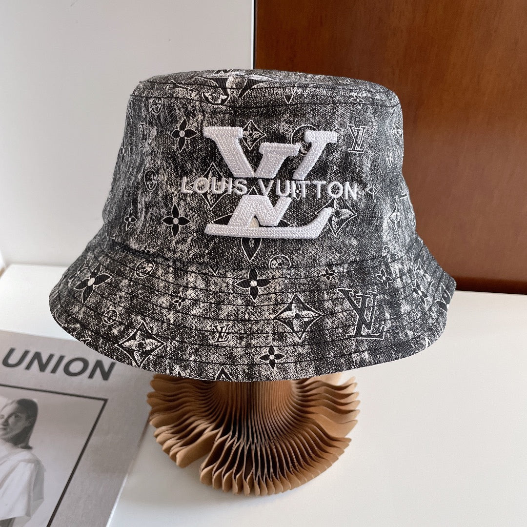 Louis Vuitton Monogram Embroidered Bucket Hat - Serene