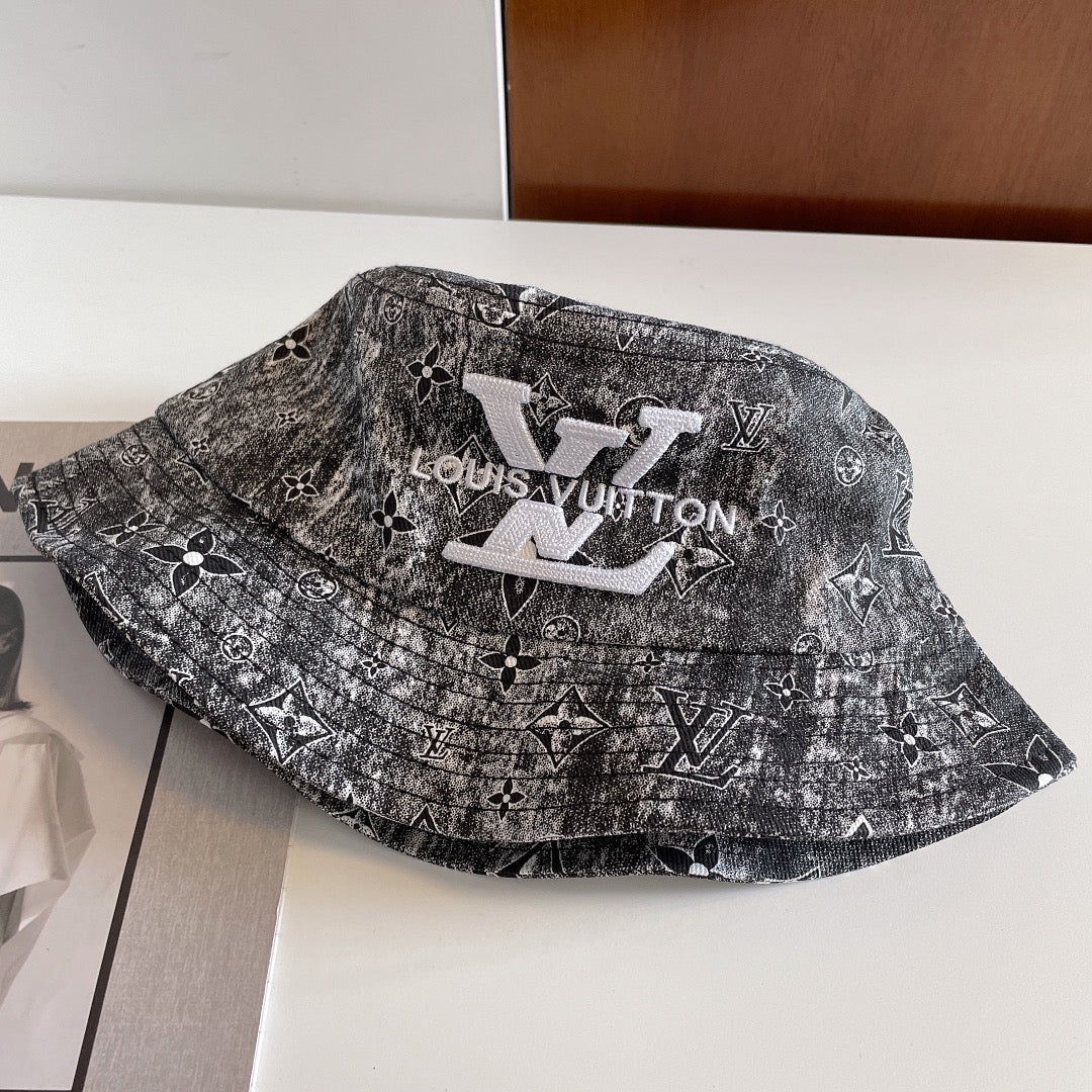 Louis Vuitton Monogram Embroidered Bucket Hat - Serene